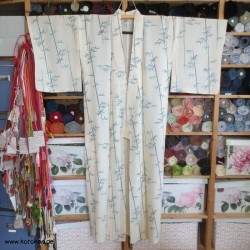 Bambusmuster Hitoe Kimono,...