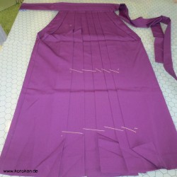 Frauen Hakama, violette Wolle