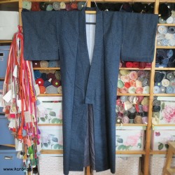 Kikko Kasuri Tsumugi Kimono