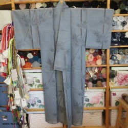 glänzender Bambus Hitoe Kimono