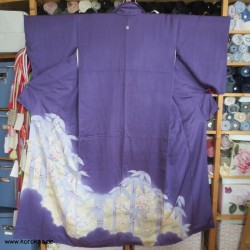Iro Tomesode Kimono, lila...