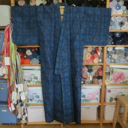 Gitternetz Tsumugi Kimono