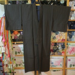Komon Tsumugi Seiden Kimono