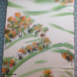Herbstwald Kimono Seide