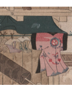 japanische zugeschnittene Kimonostoffe - Korokan