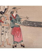 japanische Tsumugi Kimono - korokan