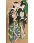japanische Tomesode Kimono - Korokan