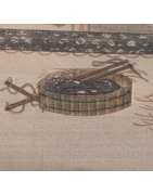 japanische Kunstfaser Kimonostoffe - Korokan